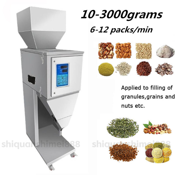3000g Automatic Weighing Filling Machine Intelligent Grain Packing Weigh Filler