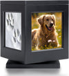 Pet Memorial Urns for Dogs or Cats Ashes Large Wooden Funeral with Photo Frame
