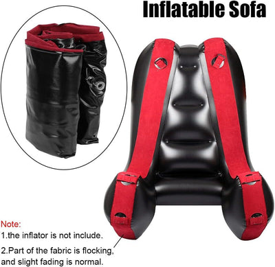 Multifunction Inflatable Sex Sofa Legs Open Restraints Chair Couples Adult Games