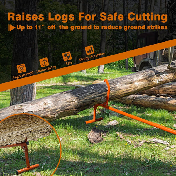 51" Timber Jack Cant Hook Log Roller Tool with Log Hook for Tree Felling Logging