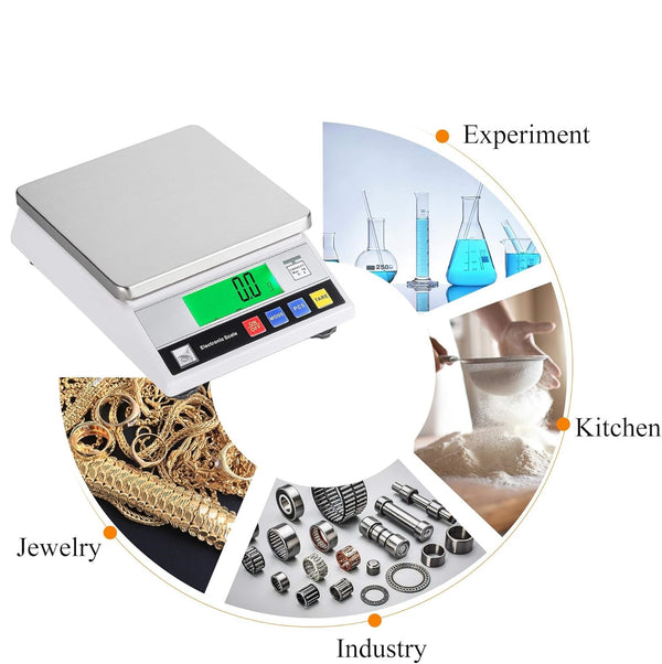 10kg/0.1g Electronic Weighing Balance Counting Scale Jewelry Industrial Scale