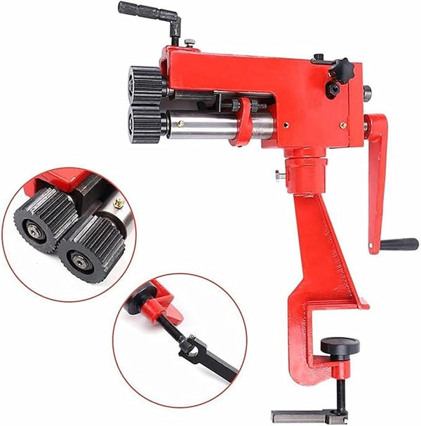 Metal Bead Roller Steel Bending Bender Manual Metal Sheet Rotary Forming Machine