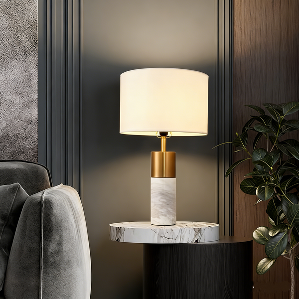 Modern Table Lamp Bedroom Bedside Lamp Marble Table Light AU Plug