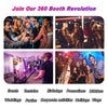 360 Spin Photo Booth Dia 100cm Automatic Rotating Video Booth w/ Flight case
