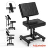 Adjustable Tattoo Chair Swivel Back Tattoo Armrest Stand Salon Beauty Chair