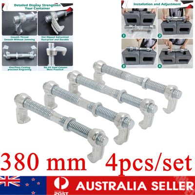 4Pack Shipping Container Bridge Fitting Clamp to Connect Shipping Containers