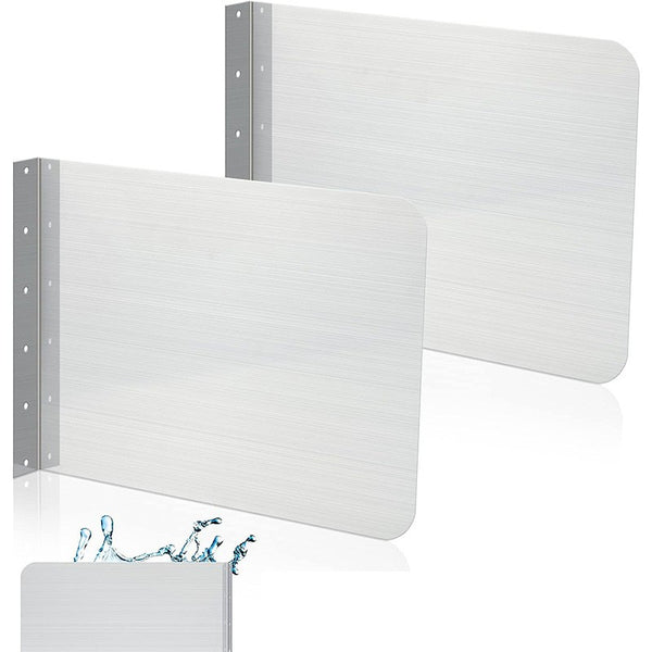 Kitchen Sink Splash Guard Kit for Kitchen Bathroom Waterproof Wall Mounted Guard