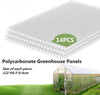 Polycarbonate Greenhouse Panels Water & Impact Resistance Roofing For Garden
