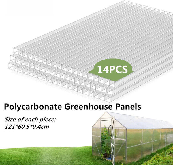 Polycarbonate Greenhouse Panels Water & Impact Resistance Roofing For Garden