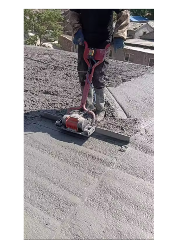 220V Concrete Vibratory Screed Road Leveling Machine Cement Floor Leveling Ruler