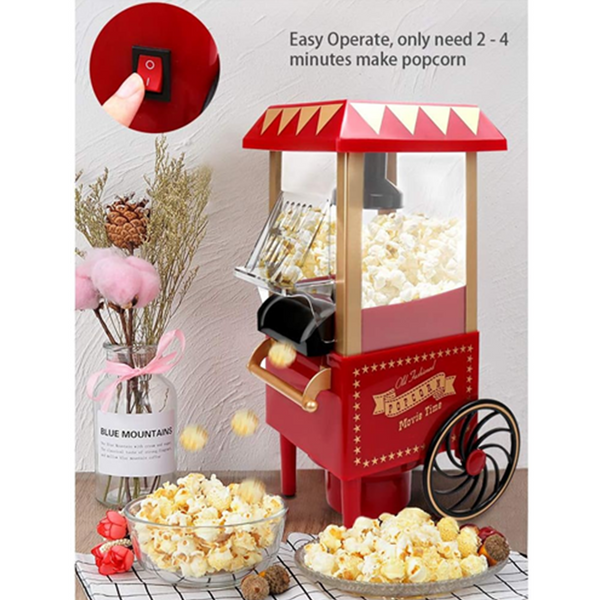 Hot Air Popcorn Popper Machine Theater Popcorn Maker 1200W Home Electric AU Plug