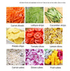 Electric Vegetable Cutting Machine Fruit Slicer Cutting Strip Dice With 5 Blades