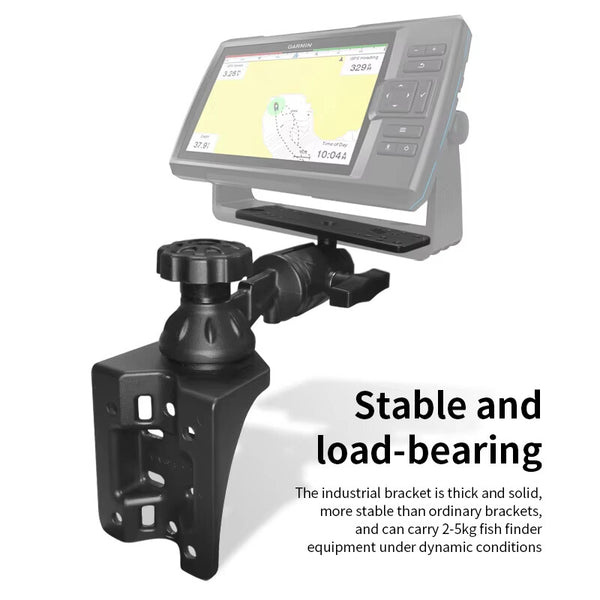 Fish Finder Mount Vertical with Swing Arm for Fishfinders & Chartplotters Marine