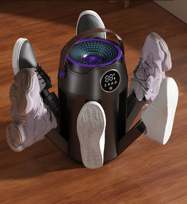 Electric Shoe Dryer 6-Arm Boot Glove Dryer UV Sanitiser Family Travel Portable