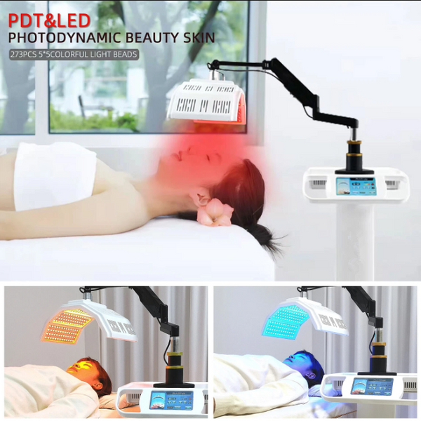 Professional 7 Color LED Facial Photon Light Therapy PDT Lamp Skin Beauty Device
