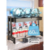Over The Sink Dish Drying Rack 64-100CM Length and Height Adjustable Dish Drying