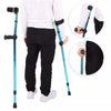 Adjustable Forearm Elbow Crutch Foldable Stick Aluminum Alloy for 140-185cm