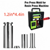 Rosineer Press Mold Cylindrical Flower Pre Press Mold 30mm Food Grade Aluminum