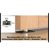 6FT Barn Door Hardware Closet Track Kit 4 Door Gear Set 150kg Barn Door Track