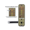Double-Sided Password Lock Mechanical Door Lock Digital Keyless Door Lock AU