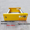 Adjustable Cable Roller Stand 1m*90cm Steel Base W/ 1000KG Heavy-Duty Capacity