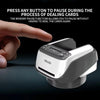 2in1 Automatic Card Shuffler and Dealer Machine 360° Rotating Deal Poker Sorter