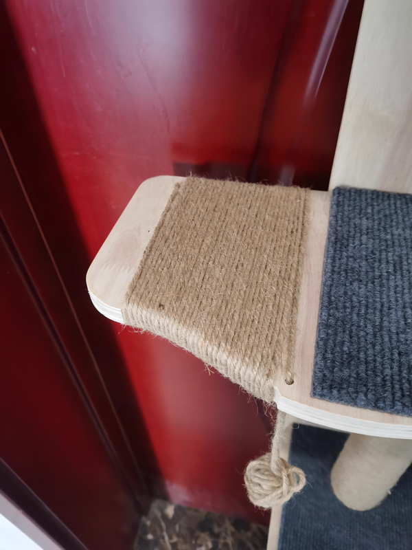 Door Hanging Cat Shelf 4-Levels Cat Tree Door Mounted Cat Climber for Indoor Cat