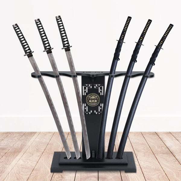 6/8/16 Layer Samurai Sword Stand Sword Stand Storage Rack Weapon Dispaly Holder