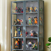 Figures Showcase Lego Display Cabinet w/ Acrylic Door Clear Bookshelf 4/5 Tier