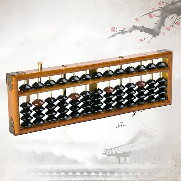 Chinese Wooden Abacus Soroban Arithmetic Mathematic Kid Calculating Tool