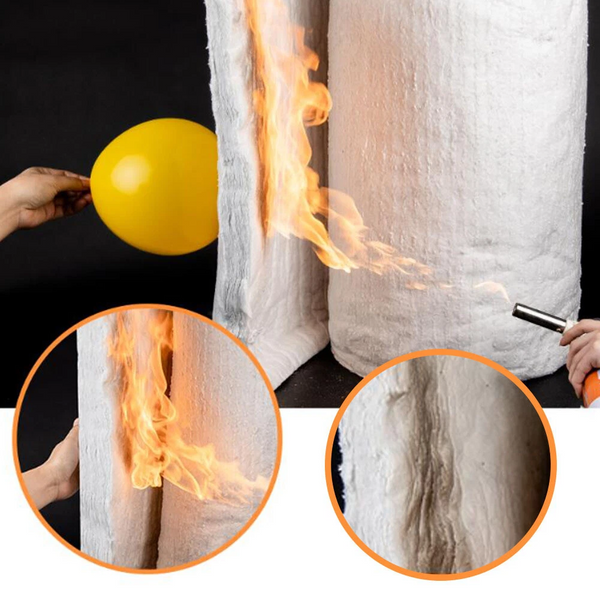 Ceramic Fiber Blanket High Temperature Thermal Fireproof Insulation mat 0.6x3.6M