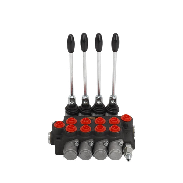 4 Spool P40 Tractor Loader Hydraulic Directional Control Valve With Joystick