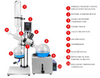 2L Rotary Evaporator Rotavapor Lab Machine Manual Auto Lifting Experimental Tool