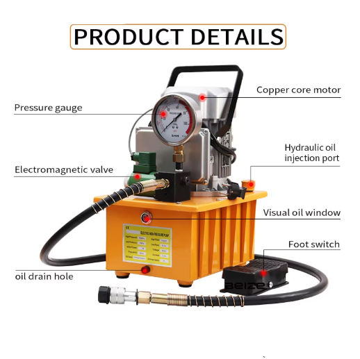 7L Hydraulic Electric Solenoid Single Acting Pump 10152 PSI 220V 750W AU