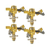 Heavy Duty Brass Impact Sprinkler Head with Nozzles 1/2" Lawn Garden Irrigation