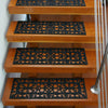 5pcs Rubber Stair Treads Stair Traction Tread Mats, Outdoor Non-Slip Step Mats