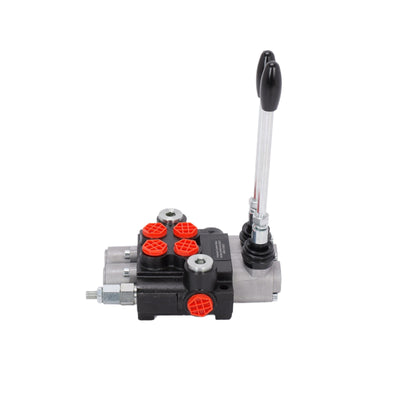 2-Spool Hydraulic Directional Control Valve Ports Double Acting 40l/min