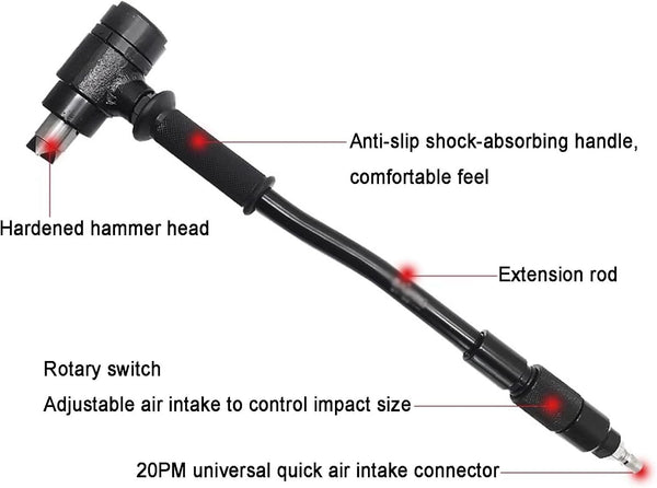 Air Scaling Hammer Pneumatic Hammer Bolt Breaker For Removes Scale From Boilers