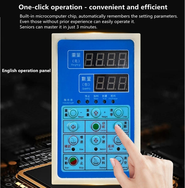 3000g Automatic Weighing Filling Machine Intelligent Grain Packing Weigh Filler