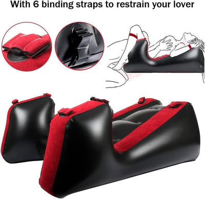 Multifunction Inflatable Sex Sofa Legs Open Restraints Chair Couples Adult Games