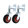 6" Gate Wheels Spring-Loaded Gate Wheels Caster Rotating Fence Wheel Max.600lbs.