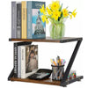 2 Tier Desktop Printer Rack Shelf Office Room Metal Racks Printer Holder