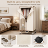 Clothes Dryer 2300W Drying Machine for Wet Laundry Three-Layer Warm Air Drying