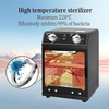 8L Hot Towel Sterilizer Warmer Cabinet Heat Disinfection Beauty Spa Salon Black