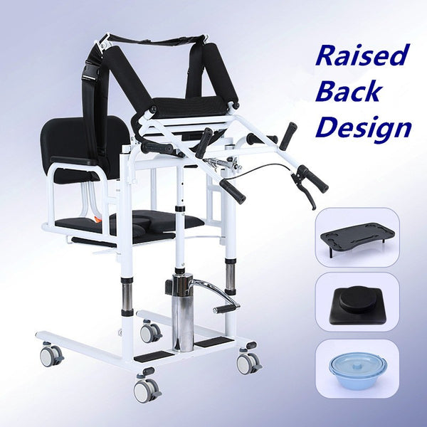 Transfer Wheelchair Hydraulic Lifting Elderly Care Chair Lift Transfer Machine