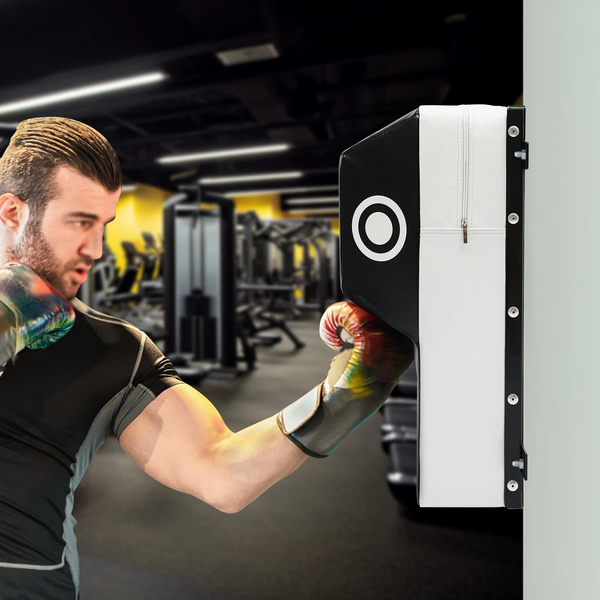 Wall Mount Boxing Punching Bag 6 Targets for Home Gym MMA Training Adjustable