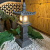 Decor Pagoda Lantern Outdoor Statue Handcast Polyresin Garden Statue
