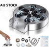Kitchen Sink Glass Rinser Stainless Steel Cup Washer for Sink 9 Holes Cleaner