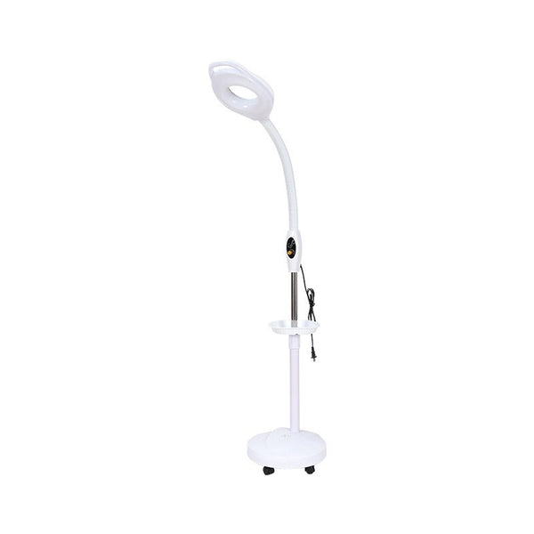 16x Gooseneck Magnifying Floor Lamp Glass Led Adjustable Floor Lamp Rolling Base