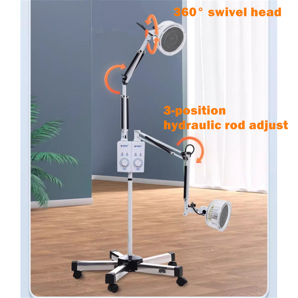 Acupuncture TDP Mineral Light 2-Head Far Infrared Therapy Heat Lamp Pain Relief